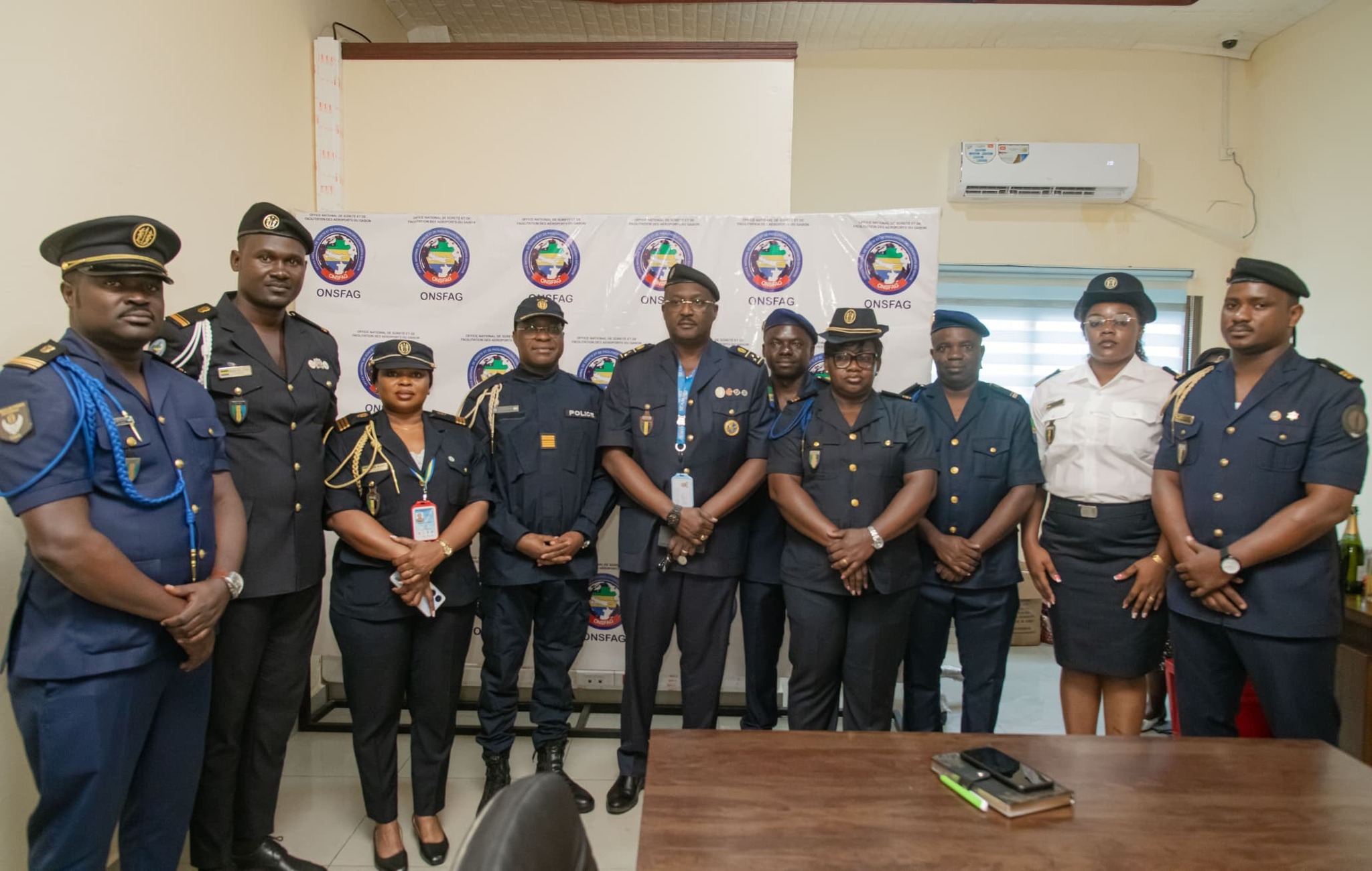 Cérémonie de port de galons à ONSFAG